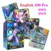 Carta de Pokemon de Animal de Estimação Carta Mágica Mega Flash Super Evolução Super Sonho Gx Carta Bebê Ex Carta de Primeira Geração
