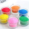 DIY Cera Gelatina Transparente Série Marinha Decoração de Vela Areia Colorida Decoração de Vela Multicolorida Arenito Fino