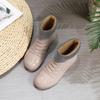 Mancha marrón de invierno nuevo al por mayor cubierta para zapatos de lluvia para adultos para mujer en el tubo más terciopelo moda botas de lluvia cálidas impermeables