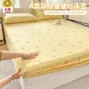 Lençol de Cama Ajustável de Algodão Lavado 2026 Novo Modelo Capa de Cama Protetor de Colchão Simmons Cobertura Total Lençol de Cama Antiderrapante Atacado