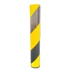 Placa de Aluminio Marcaje Fachada Entrada Túnel Alta Velocidad Película Reflectante Tapa Final Guardarraíl Grado Súper Fuerte Película Reflectante Diagonal Base Aluminio Amarillo y Negro