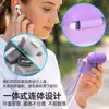 Diseño de una pieza tricolor adecuado para funda de auriculares Airpods4, Cubierta protectora de silicona para AirPods para auriculares Bluetooth de Apple