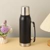 Fabricante Vaso Termo de Acero Inoxidable 304 Brasileño Termo Portátil para Exteriores de Gran Capacidad Olla Termo para Viajes en Coche con Asa