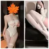 Lencería Sexy Estilo Europeo y Americano, Espalda Descubierta, Entrepierna Abierta, Tentación, No Necesita Quitarse los Tirantes, Body Caliente, Apasionado y Sexy para el Pecho