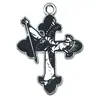 Transfronterizo 125 Goteo de aceite Fantasma de Halloween Calavera Murciélago Muerte Colgante DIY Pulsera Llavero Colgante de Joyería