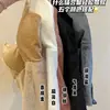 Nova Camisola de Veludo Dourado Bonita com Alça nas Costas Quente Feminina Versátil Roupa Íntima Térmica Sexy de Modelagem Justa