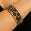Set de Pulseras Vintage con Estampado de Leopardo, Accesorio de Muñeca de Moda Exagerado para Mujer, Pulsera Multicapa Estilo Europeo y Americano