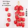 Brochetas Colgantes Grandes de Verduras y Frutas Simuladas Colgante de Pared de Chile Modelo de Hongo Falso Decoración de Verdura Props para Fotografía Venta al por Mayor
