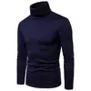 Transfronterizo 2024 otoño e invierno nueva camiseta de manga larga para hombre moda costura cuello alto base de terciopelo para hombre una generación de pelo