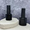 Botella de plástico 93A nueva para esmalte de uñas de 6/8/10 ml con pincel pe negro oscuro salida de fábrica