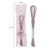 Set de Herramientas para Teñir el Cabello Estilo Chino Bolsa de Regalo Rosa Cepillo de Doble Cara para Teñir el Cabello Mezclador de Crema de Tinte Recipiente para Aceite de Horneado Cepillo Peine para Teñir el Cabello