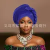 Chapéu de trança laminado novo da moda transfronteiriça Amazon AliExpress chapéu de cabeça de moda para casamento Nigéria