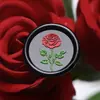 Sello de Cera de 2.2 cm Cabeza de Sello Floral Simple Serie Floral Tallado con Láser Planta Latón Cabeza de Sello Venta al por Mayor desde Fabricante