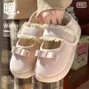 Zapatillas de Algodón de Moda Más Zapatos Gorro de Terciopelo para Mujer con Borde de Encaje Velcro Antideslizantes Zapatos Peludos de Otoño e Invierno