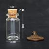 10 ML controle Xilin garrafa DIY mini Cortiça transparente pequena garrafa de vidro desejando garrafa de embalagem garrafa de amostra garrafa vazia