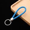 Chaveiro Criativo de Cordão de Couro Trançado Lanyard de Chaveiro de Couro Acessórios Pingente de Carro para Casal Pequeno Presente para Atividade Venda por Atacado