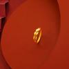 Anillo de Moda Simulación Oro Onda Espiga de Trigo Ping Abierto Mate Torcido Anillo de Dedo Joyería de Moda para Mujer