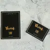 Aretes Bronceados Tarjeta de Joyería Tarjeta de Cumpleaños Tarjeta de Agradecimiento Tarjeta de Bendición Sobre Tarjeta Pequeña Plegable de Navidad Tarjeta de Felicitación