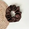 Diadema Deportiva Simple Transfronteriza Poliéster de Alta Elasticidad Diadema Absorbente de Sudor Atadura de Pelo de Tela Satinada para Mujer Tocado