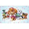 Equipo de Patrulla Fronteriza Fondo de Cumpleaños Fiesta de Perros Paw Patrol Decoración Pancarta Escenario Accesorios Bandera