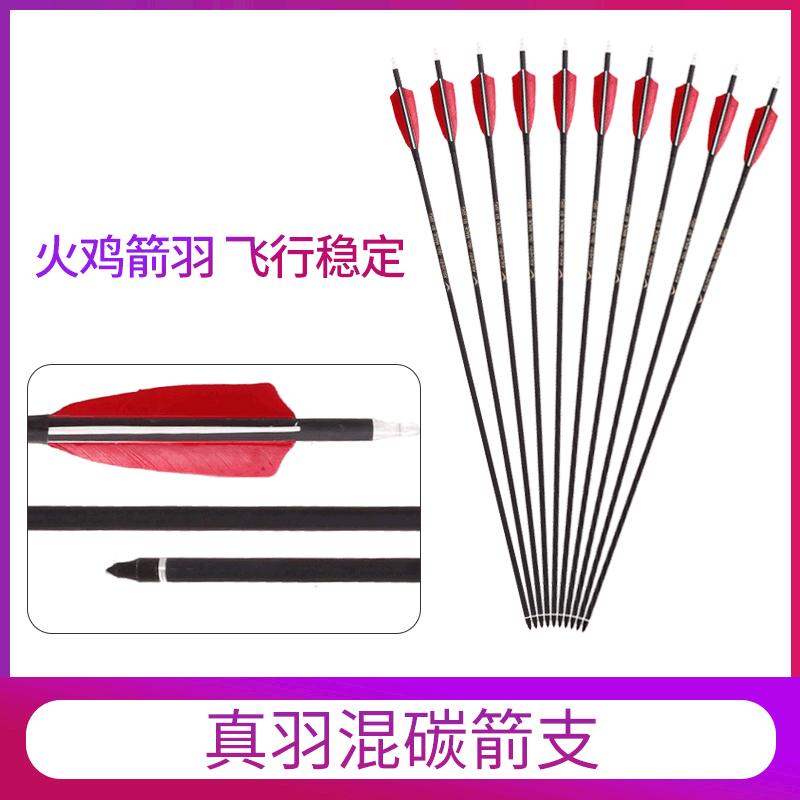 真羽混碳箭支