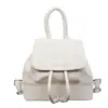 2025 Bolso Nuevo Moda Mujer Retro Lindo Rosa Cuadros Cuadros Hombro Mochila Pequeña Estudiantes Universitarias Viaje