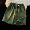 Siempre en stock, nuevos shorts deportivos de baloncesto de verano para hombre, pantalones finos de seda helada de secado rápido, shorts casuales hasta la rodilla