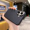 Adequado para iPhone16Promax Furo Grande Listra de Emenda 15 Capa de Celular Apple 14 Fibra de Carbono 13 Capa Protetora 12