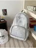 Mochila de luxo leve, estilo estudante, com bolinhas, durável, multicamadas, adequada para uso externo e casual, leve e uma bolsa escolar de grande capacidade para estudantes do ensino médio