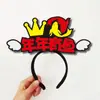 2026 Ano do Cavalo Nova Faixa de Cabeça de Feltro DIY Padrão de Texto Faixa de Cabeça Atmosfera Festiva Suporte Acessório de Cabelo Faixa de Cabeça de Feltro