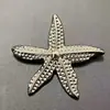 Botones Metálicos de Estrella de Mar de Gama Alta, Ropa Pequeña Fragante, Abrigos, Suéteres, Cortavientos Tejidos, Chaquetas Decoradas con Botones Cosidos a Mano