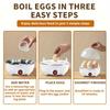 Mini Multi-funcional Egg Boiler Automatic Power-off Egg Steamer Egg Custard Household Egg Boiling Artifact Máquina de café da manhã pequena