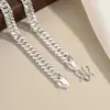 Colar Boss Estilo Novo, Corrente Cubana, Brilhante e Único, Tendência de Nicho da Moda, Joias Masculinas, Acessório Versátil de Alta Qualidade