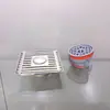 Drenaje de Piso de Bambú Anti-Borde de 3 mm, Acero Inoxidable a Prueba de Olores, Caudal Grande, Adecuado para Baño, Regadera, Lavadora, a Prueba de Insectos y Olores