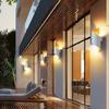 Luminária de Parede Externa à Prova d'Água Varanda Corredor Escada Cob Ip65 Montada na Parede Poste Jardim Luz Externa Luxo Villa
