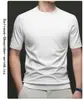 Nuevas camisetas de cuello redondo para hombre, disponibles en múltiples colores para primavera y verano, estilo básico, adecuadas para uso casual y para ir al trabajo, color liso, manga corta y disponibles para pedidos mixtos