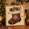 5D2026 Novo Produto Transfronteiriço Kit de Arte DIY Pintura Diamante de Natal com Pérolas, Descontos por Volume Disponíveis