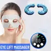 Masajeador facial de microcorriente EMS transfronterizo lifting reafirmante máscara de ojos para rostro en V masajeador de ojos en forma de media luna fábrica