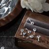 Decoraciones para uñas serie candado clave aleación Fujia Qianjin candado de amor estrella moño taladro de uñas tridimensional
