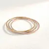 Oferta Especial Pulseira de Aço Titânio para Mulheres, Ouro Real de Alta Qualidade, Conserva a Cor, Joia Simples e Elegante, Luxo Leve da Moda, Exclusivamente para Vendas Transfronteiriças