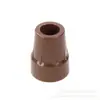 Taloneras para bastón, taloneras de goma para bastón individual, taloneras antideslizantes para bastón de cuatro patas, taburete de bastón de tres patas, diámetro interior de 16 mm, diámetro del tubo de 19 mm, taloneras engrosadas