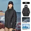 Chaqueta Berkho para mujer, de carcasa dura, totalmente termosellada, cortavientos e impermeable, adecuada para senderismo y montañismo; también disponible en versión para hombre