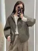 Jaqueta Leve de Algodão Acolchoada com Diamantes e Capuz Estilo Coreano Roupas de Algodão Feminina Outono Inverno 2026 Nova Solta Versátil Acolchoada Casual Tendência