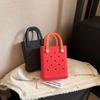 Venda Quente Transfronteiriça Comércio Exterior DIY Portátil Impermeável Bolsa Portátil para o Dia a Dia Bolsa com Furo