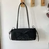 Nova Bolsa de Ombro/Transversal com Estampa de Leopardo e Laço 2026, Design de Nicho de Alto Padrão, Bolsa Versátil para o Dia a Dia Feminina