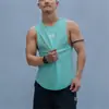 Colete sem Manga Masculino Secagem Rápida Esportivo Solto Malha Camiseta Marca Tendência Ins Roupas Fitness Tamanho Grande Roupas de Treino de Basquete