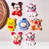 Parches de dibujos animados de Winnie the Pooh y Piglet para Crocs, botellas de agua, pegamento en crema, fundas de teléfono, colgantes y accesorios de resina