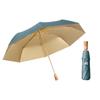 Titanio 70% de descuento Paraguas Paraguas a Prueba de Viento Aleación de Aluminio Dorada Plegable Ropa Oscurecimiento Total Protección Solar Sombrilla Logo