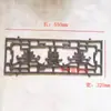 Acessórios para Corrimão de Grade de Ferro Forjado Coleção de Acessórios para Portão de Ferro Forjado Acessórios de Flor de Ferro Forjado Decoração de Portão de Pátio Ferro Fundido