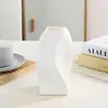 Novo vaso dobrável de papel e plástico, decoração versátil e simples para mesa de casa, adequado para flores secas e flores frescas, recipiente para arranjo de flores, atacado do fabricante